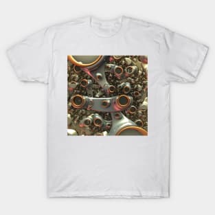 I created a 3-D fractal and had leftover parts T-Shirt